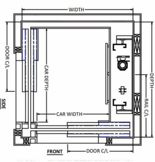 2-speed-3 elevator diagram top