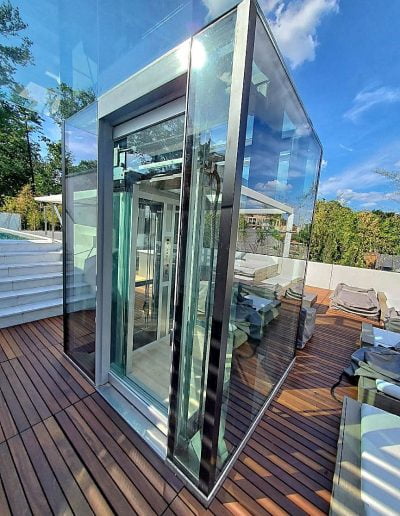 Glass Residential Elevator